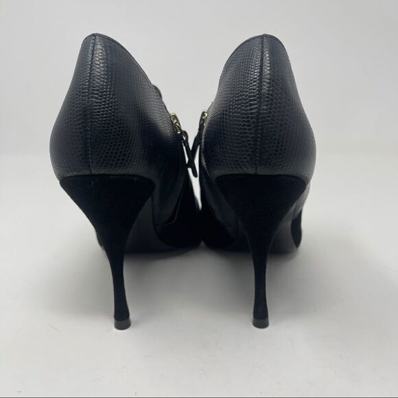 Tory Burch Lorelei Suede Bootie, Navy Stiletto, Size 10M, Side Zip - Picture 7 of 8